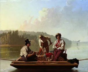 Bootsmänner auf dem Missouri